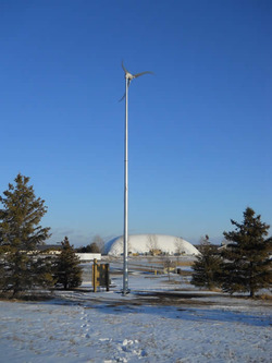 Skystream wind turbine